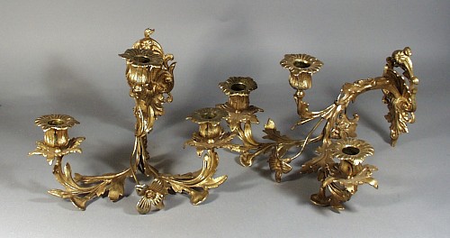 Inventory: Pair of French Wall  Sconces, Circa 1870, $500