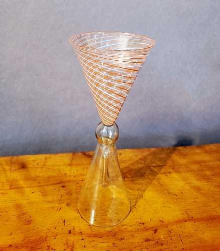 Inventory:  Bimini Glass, Bimini Bell Glass, 1930s, $250