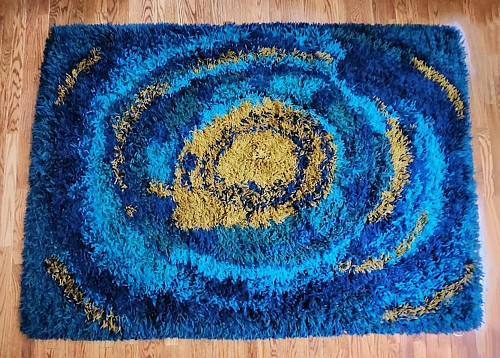 Inventory: Ege Tæpper Raya Rug Ege Tæpper Sun Burst Rya Rug, Late 1960s-early 1970s $5,000