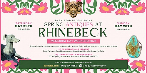 Fair: Spring Antiques at Rhinebeck, May 25, 2024 – May 26, 2024