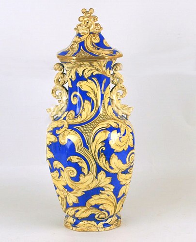 Search Results: Ashworth English Ironstone Vase & Cover, Morley Ashworth, Circa 1855-62 $3,750