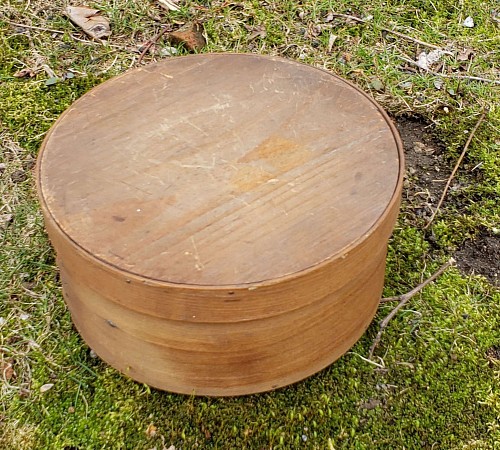 Inventory:  American Furniture, Primitive  American  Nesting Bentwood Boxes (2), 1st part of 20th Century, $125