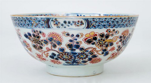 Inventory:  Chinese Export Porcelain, Chinese Export Imari Porcelain Bowl, Circa 1770, $1,250