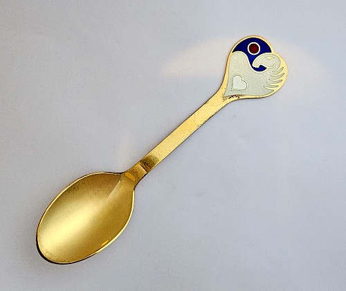 Michelsen Anton Michelsen Sterling Silver Gilt Christmas Spoon for 1978 Designed by Vibeke Alfeldt, 1978 $135