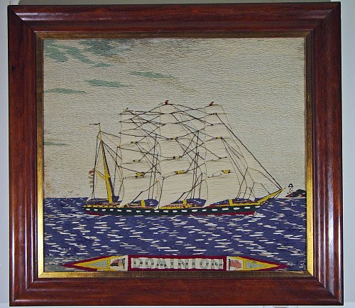 Sailor's Woolwork English Sailor's Woolie of the Dominion, 1920 SOLD •