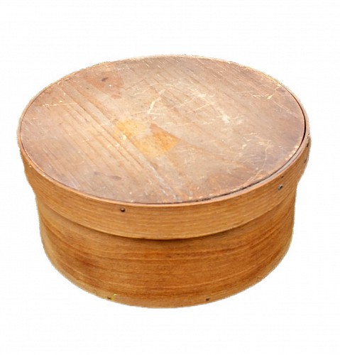 Inventory:  American Furniture, Primitive  American Nesting Bentwood Boxes (2), 1st part of 20th Century, $125