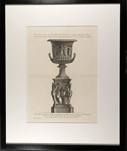 Giovanni Piranesi Giovanni Battista Piranesi (Italian, 1720&acirc;1778), Engraving of an Urn, 18th Century SOLD &bull;