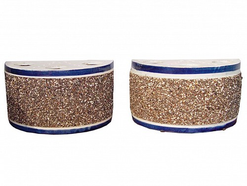 Inventory:  Pearlware, Encrusted Elegance: English Variegated Surface Bough Pots, 1780-1800, $2,000