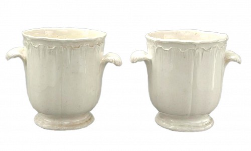 Inventory:  Creamware Pottery, 18th-century Wedgwood Creamware Wine Rinsers also known as Cuvettes, 1774, $3,750