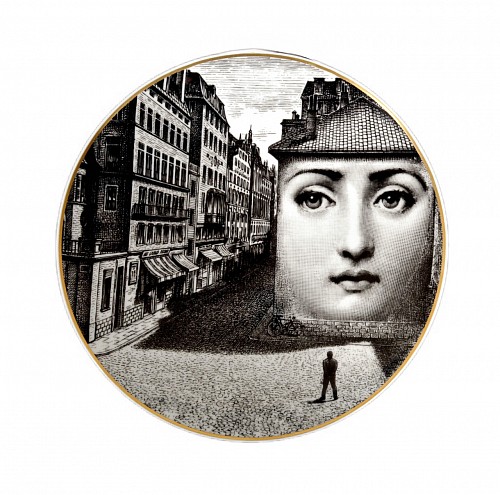 Piero Fornasetti Piero Fornasetti for Rosenthal Themes & Variation, Motiv 5, 1980s SOLD &bull;
