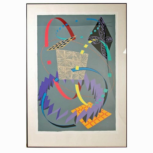 Inventory:  William Conlon, William Conlon, "Untitled " , Poster, 15th Annual Community Holiday Festival, 1985, $3,500