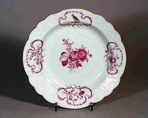 Inventory:  Chinese Export Porcelain, Crested Chinese Export Soup Plate, Circa 1770, SOLD &bull;