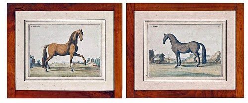 Inventory:  Baron D'Eisenberg, Prints of Horses By Baron D'Eisenberg, Published in 1747, SOLD &bull;