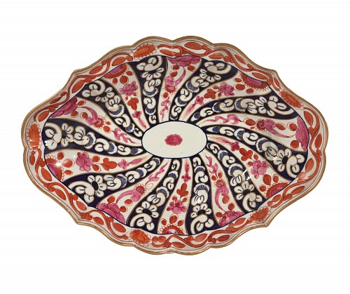 Inventory:  Flight Worcester, Flight Worcester Porcelain Queen Charlotte Pattern Diamond-shaped Dish, 1790, SOLD &bull;