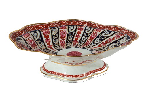 Inventory:  Flight, Barr & Barr Factory, Flight, Barr & Barr Worcester Porcelain Queen Charlotte Pattern Footed Tazza, 1820, SOLD &bull;
