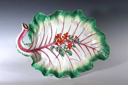 Inventory:  Chelsea Factory, Mid 18th-century Chelsea Porcelain Botanical Trompe L'oeil Leaf Dish, 1760, SOLD &bull;