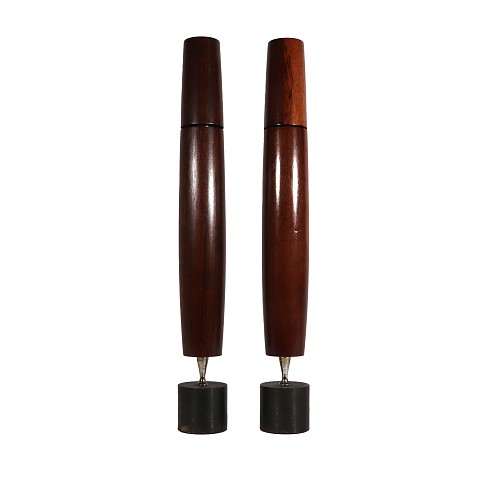 Mid-century Modern Ronson Varaflame Rosewood Mid-Century Modern Gas Candle, a Pair, 1964 $1,500