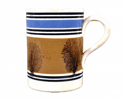 Mocha Mocha Pottery Large Pealware Mug, 20th Century $500
