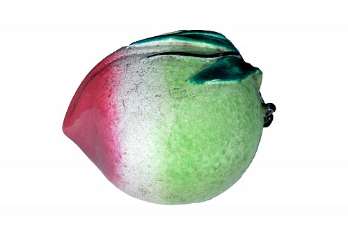 Chinese Export Porcelain Chinese Porcelain Peach Trompe L'oeil Temple Fruit, Mid-19th Century SOLD &bull;