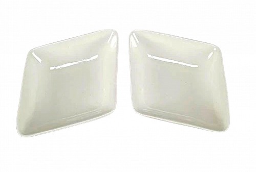 Creamware Pottery Spode Plain Creamware Pickle Dishes- A Pair, 1800 $575