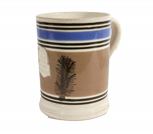Mocha English Victorian Mocha Dendritic Mocha Tankard, 1850 SOLD &bull;