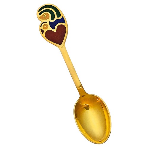 Inventory:  Michelsen, Anton Michelsen Sterling Silver Gilt Christmas Spoon for 1968 Designed by The Sculptor and Painter Henry Heerup, 1968, SOLD &bull;