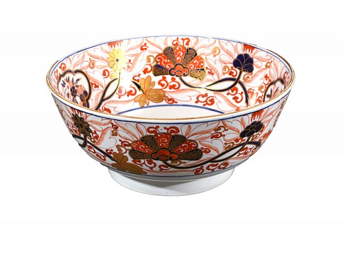 Spode Factory Regency Spode New Stone Imari Bowl, Pattern # 2283, 1820-25 SOLD &bull;