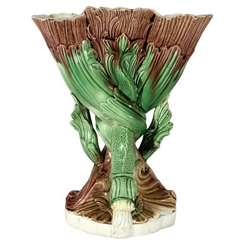 Pearlware Ralph Wood Pearlware Dolphin Flower Vase, Burslem, Staffordshire, 1783-90 $1,500